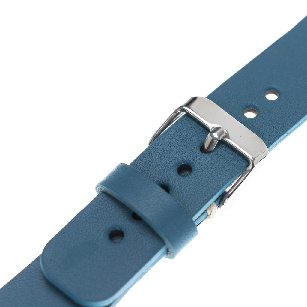 B2B - Leather Apple Watch Bands - Welder Style BRN4 Bomonti