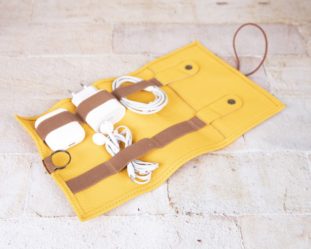 B2B - Leather Cable Organizer Bomonti