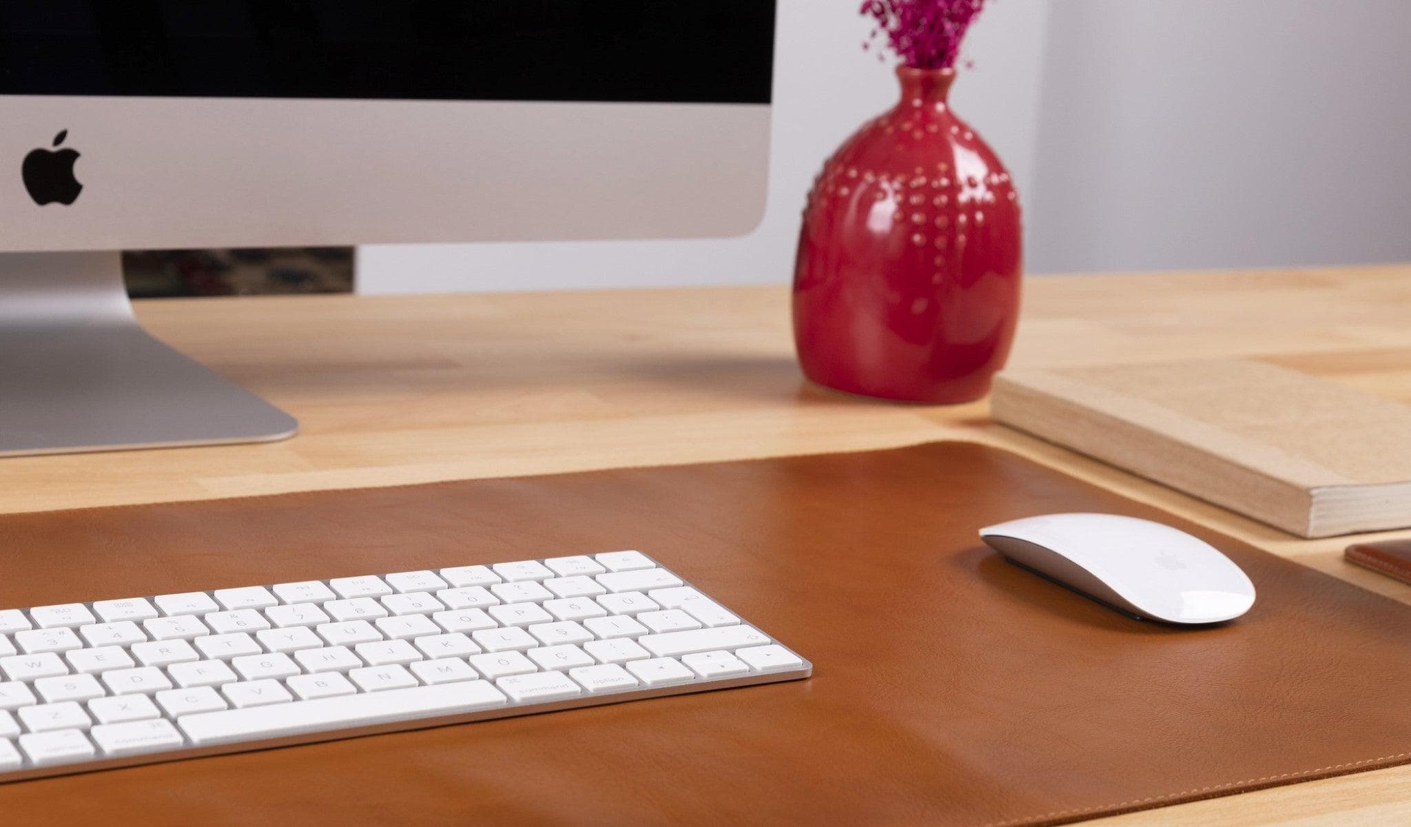 B2B-Leather Desk Mat 37x80 Bomonti