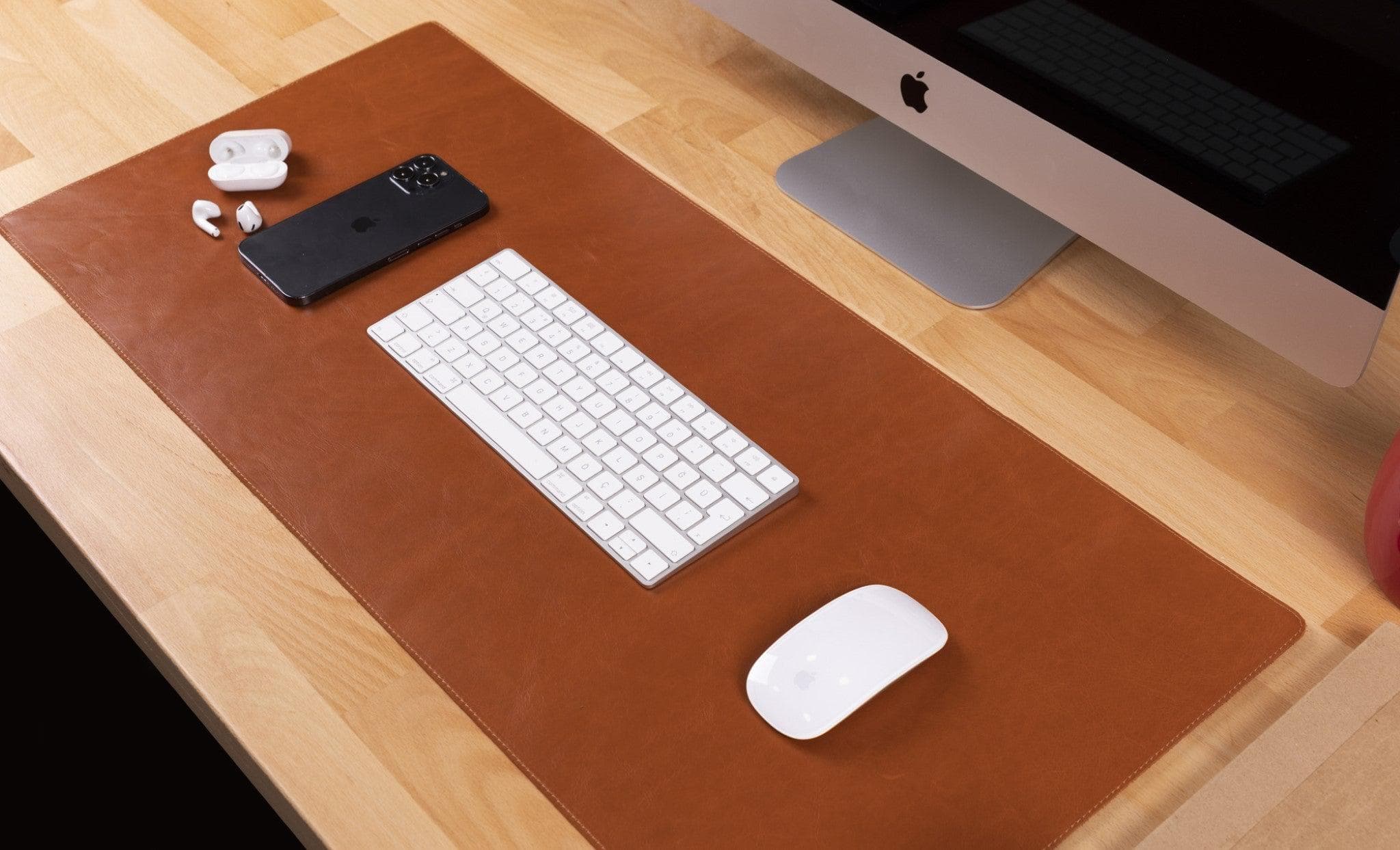 B2B-Leather Desk Mat 37x80 Bomonti
