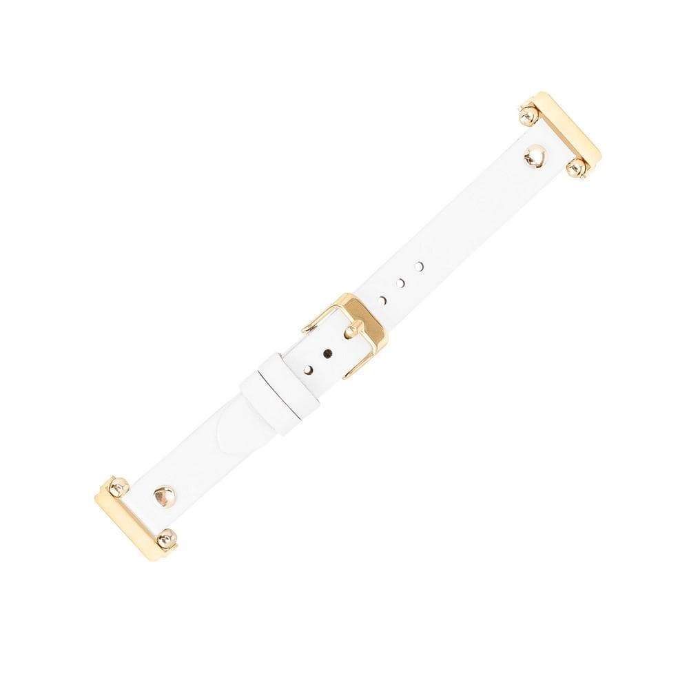 B2B - Leather Fitbit Watch Bands - Ferro Gold Trok Style Bomonti