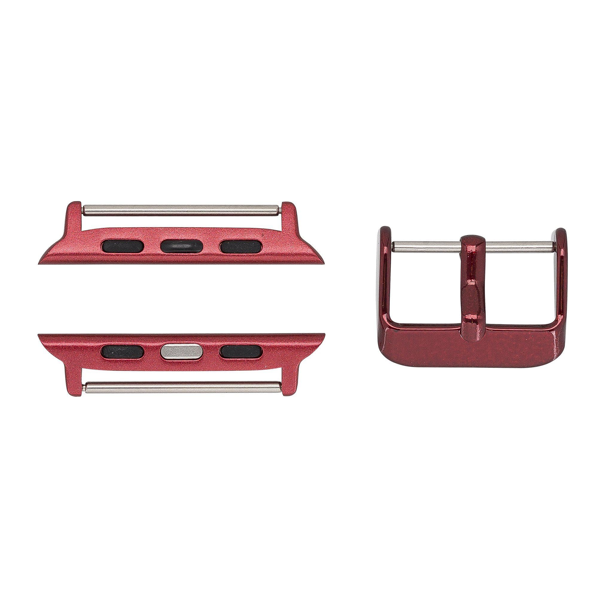 B2B - Leather Fitbit Watch Bands - Ferro Gold Trok Style Bomonti
