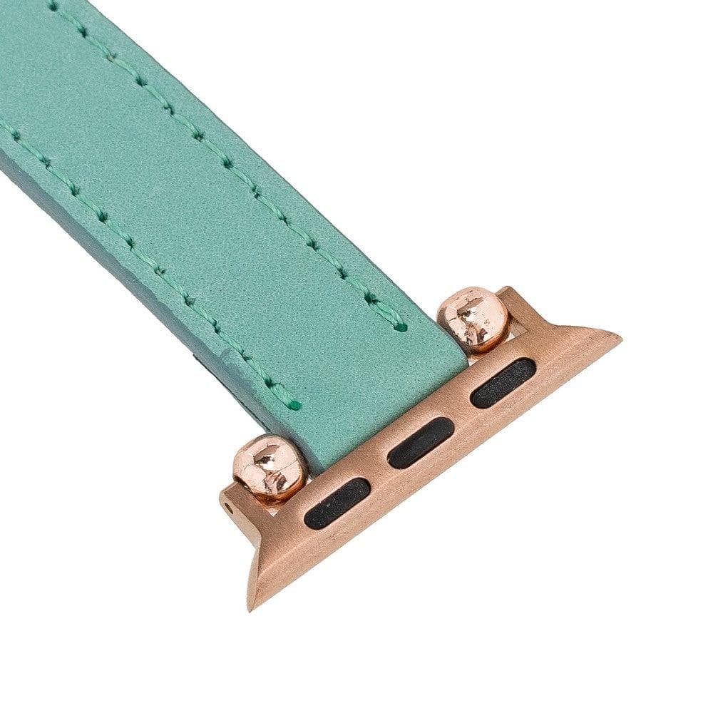 B2B - Leather Fitbit Watch Bands - Ferro Rose Trok Style Bomonti