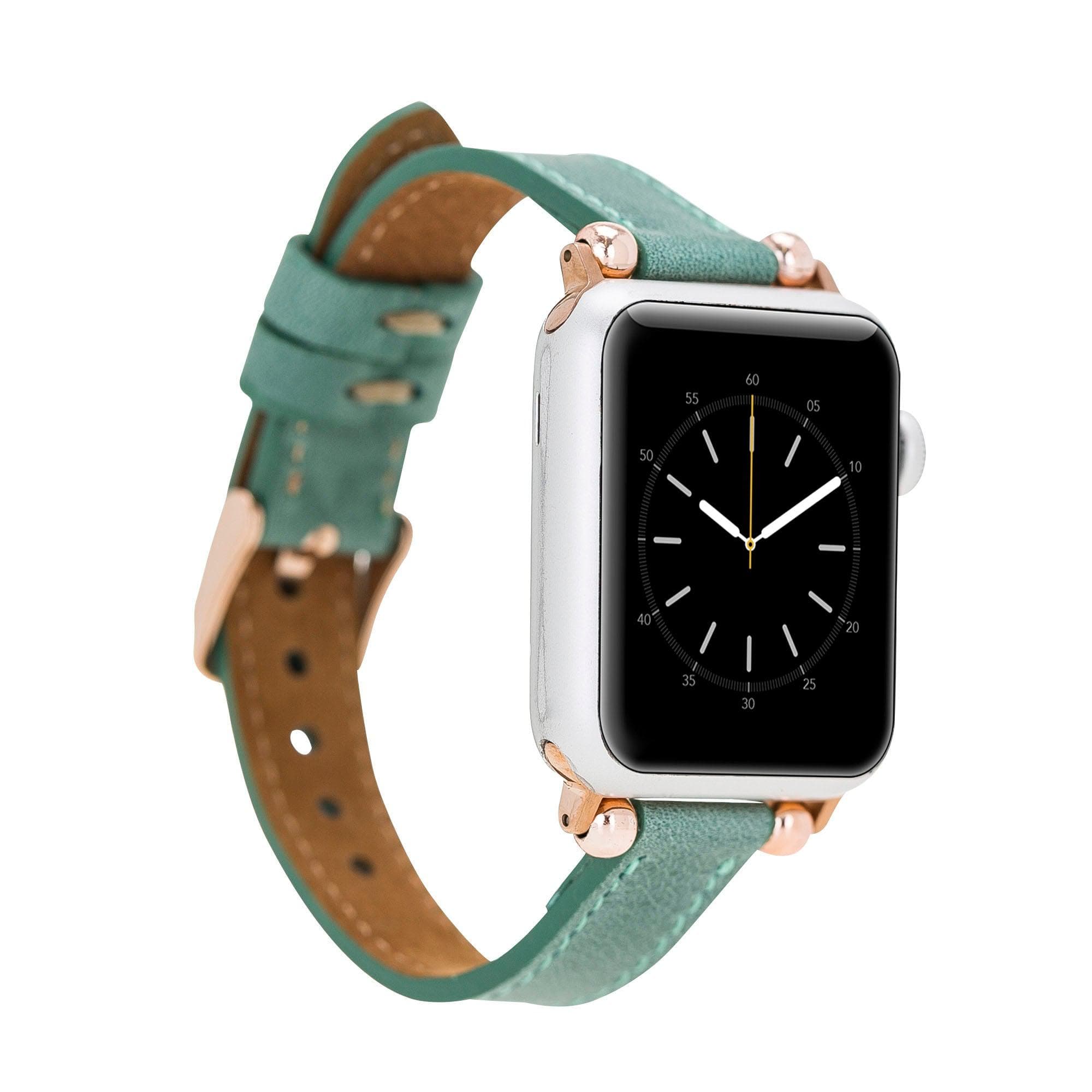 B2B - Leather Fitbit Watch Bands - Ferro Rose Trok Style CZ12 Bomonti