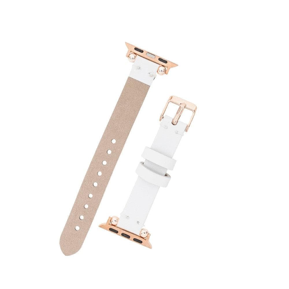 B2B - Leather Fitbit Watch Bands - Ferro Rose Trok Style Bomonti