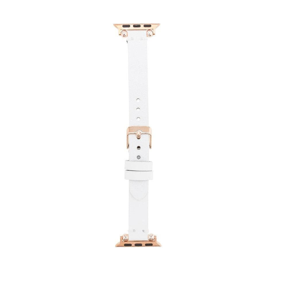 B2B - Leather Fitbit Watch Bands - Ferro Rose Trok Style Bomonti