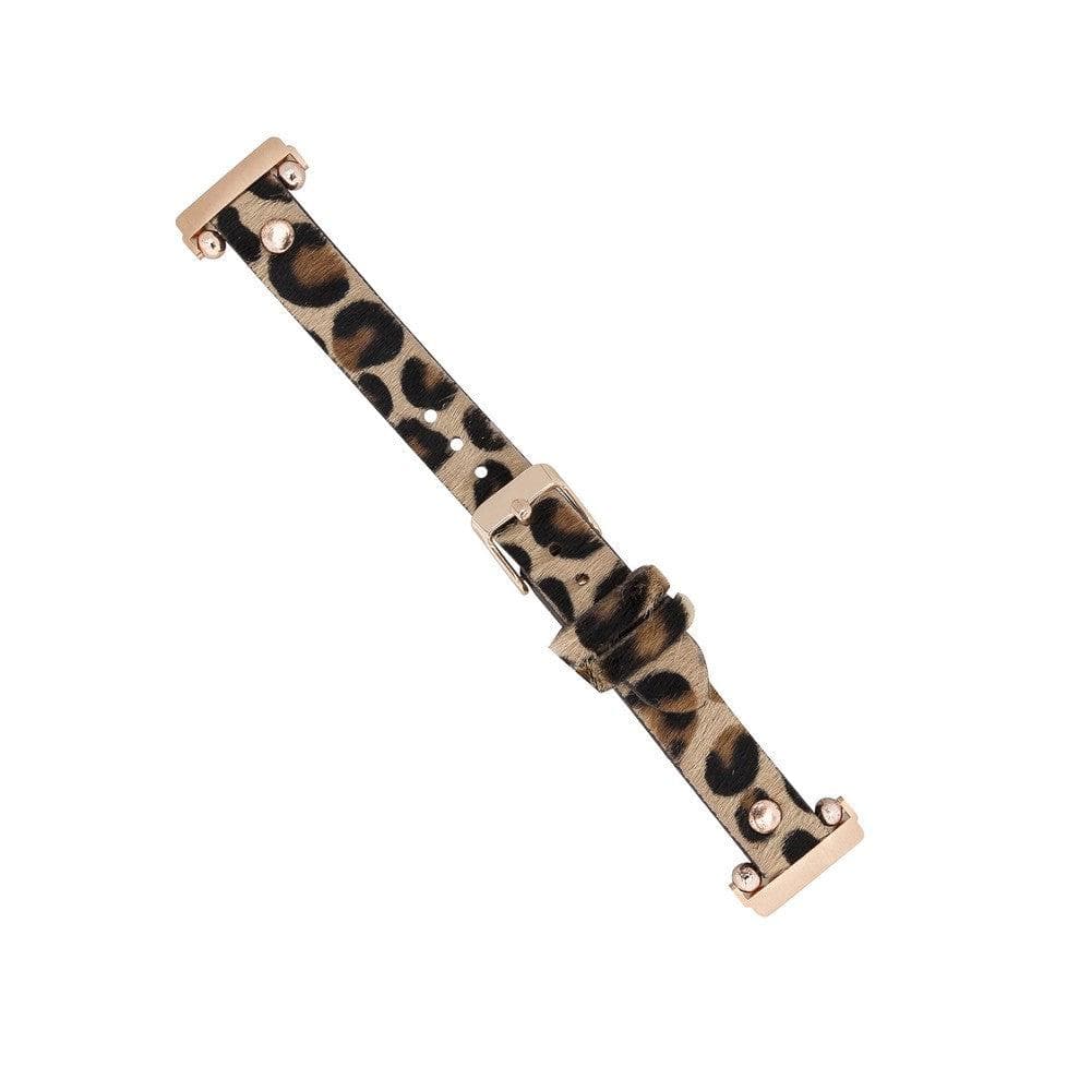 B2B - Leather Fitbit Watch Bands - Ferro Rose Trok Style Bomonti