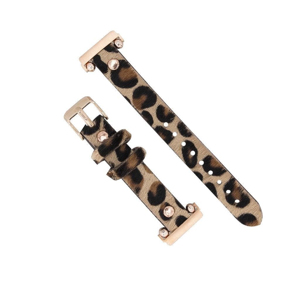 B2B - Leather Fitbit Watch Bands - Ferro Rose Trok Style Bomonti