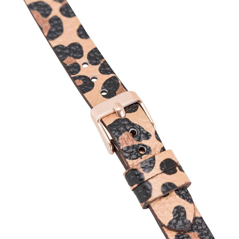 B2B - Leather Fitbit Watch Bands - Ferro Rose Trok Style Bomonti