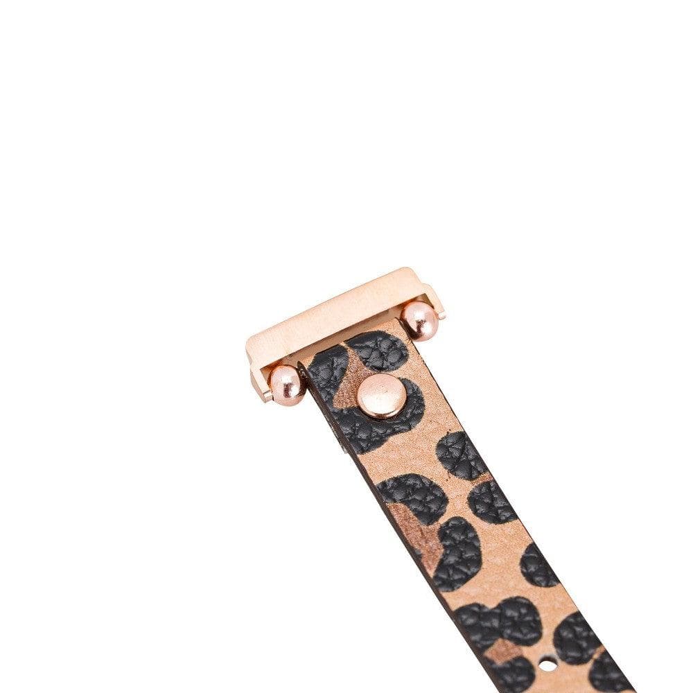 B2B - Leather Fitbit Watch Bands - Ferro Rose Trok Style Bomonti