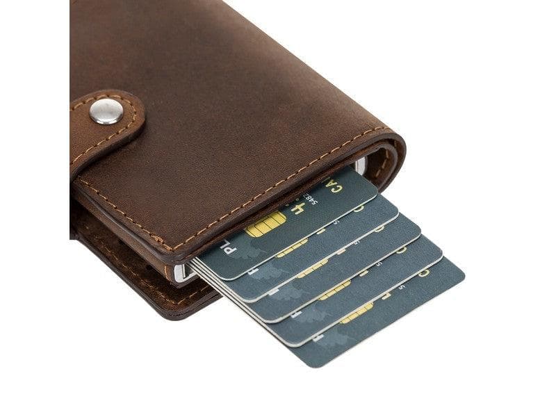 Leather Mechanic Card Holder G6 Bomonti