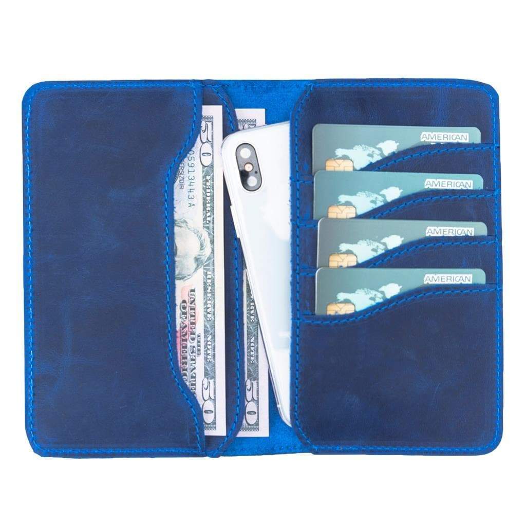 B2B - Leony Universal Wallet Case Sax Blue Bomonti
