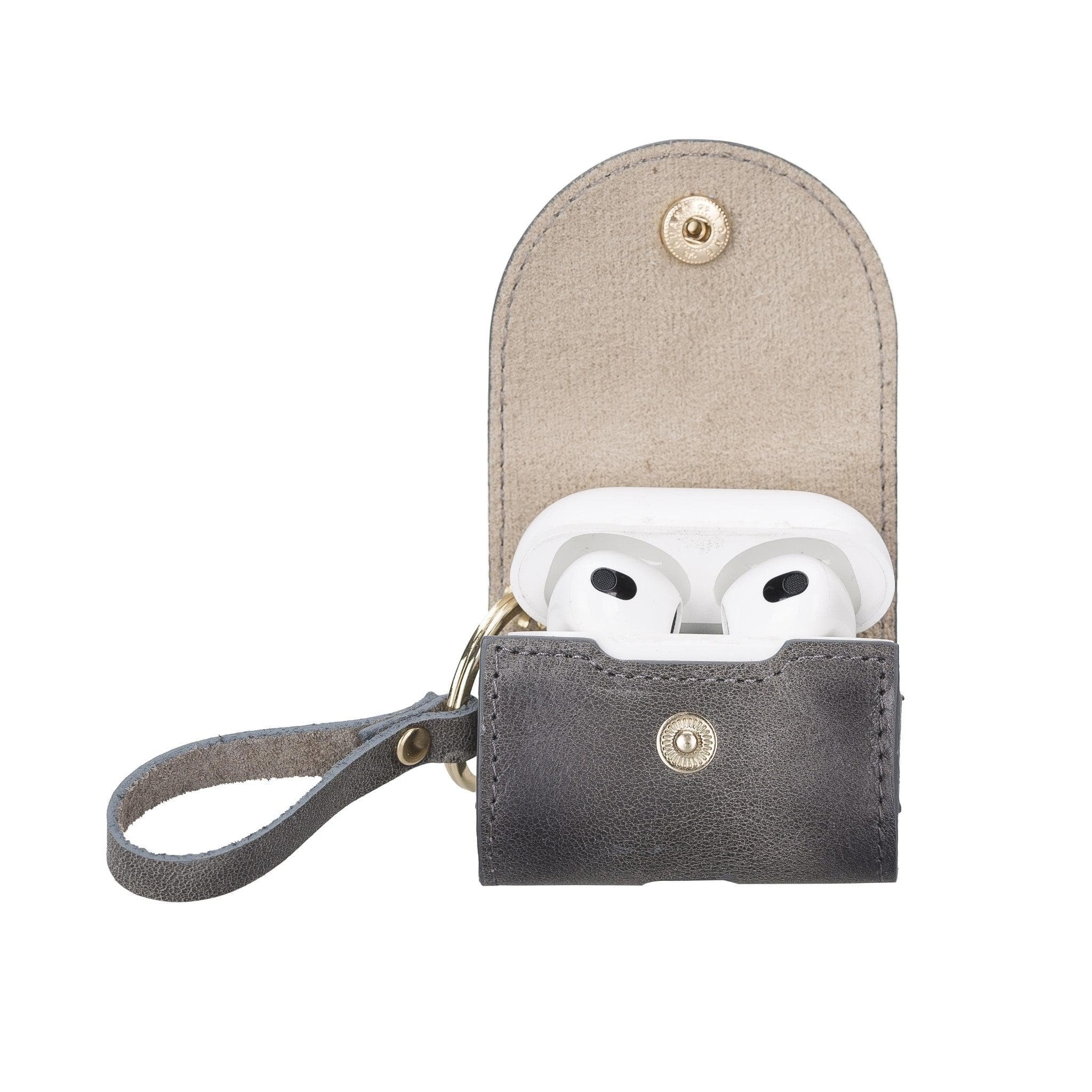 B2B -Mai Snap AirPods 3 Leather Case with Hook Bomonti