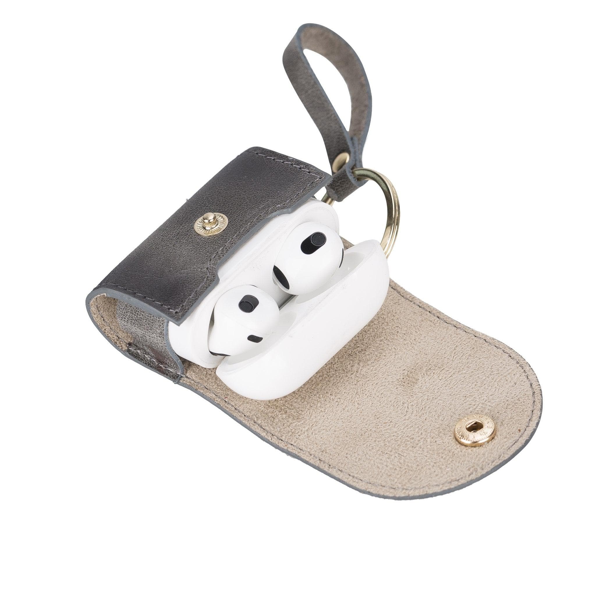 B2B -Mai Snap AirPods 3 Leather Case with Hook Bomonti