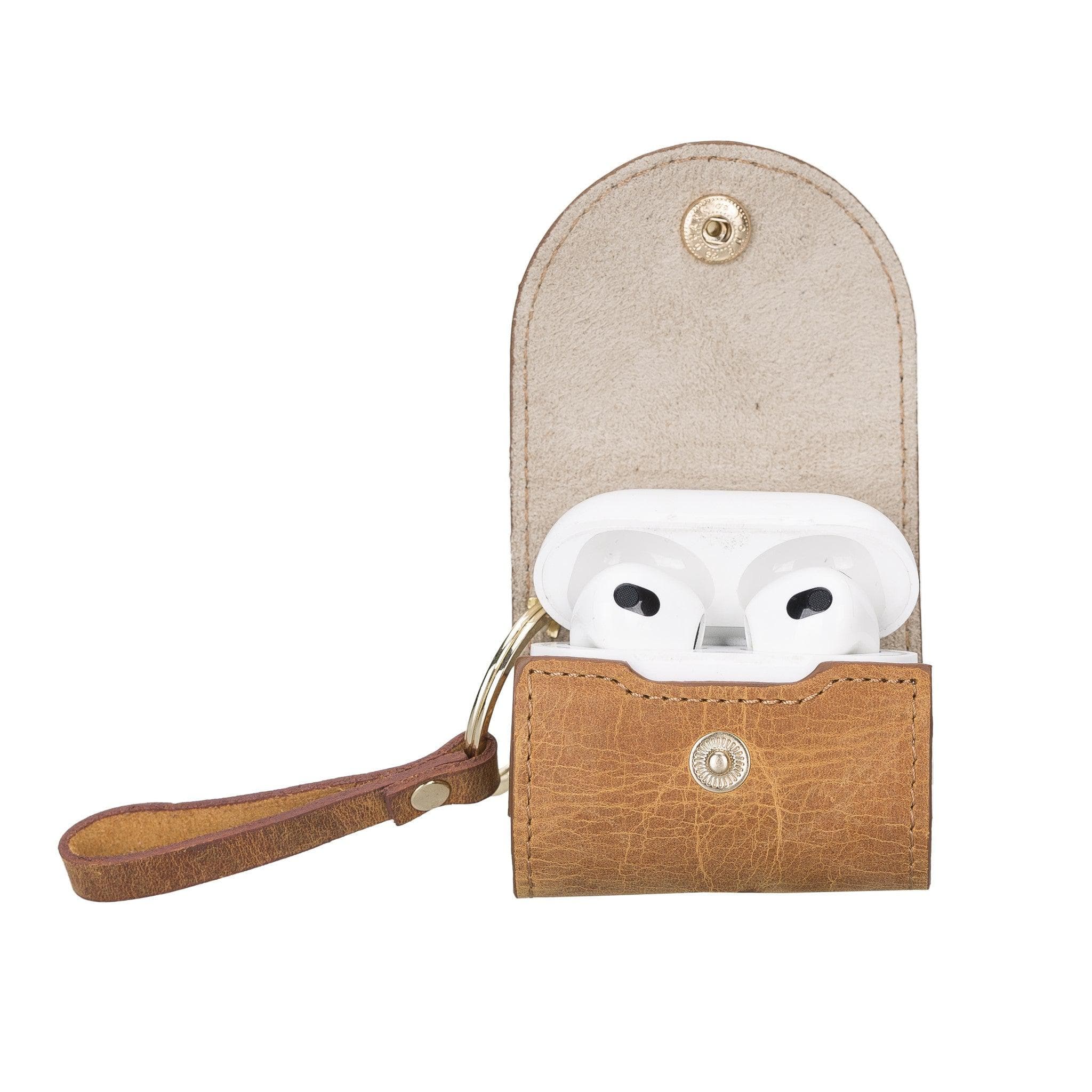 B2B -Mai Snap AirPods 3 Leather Case with Hook Bomonti