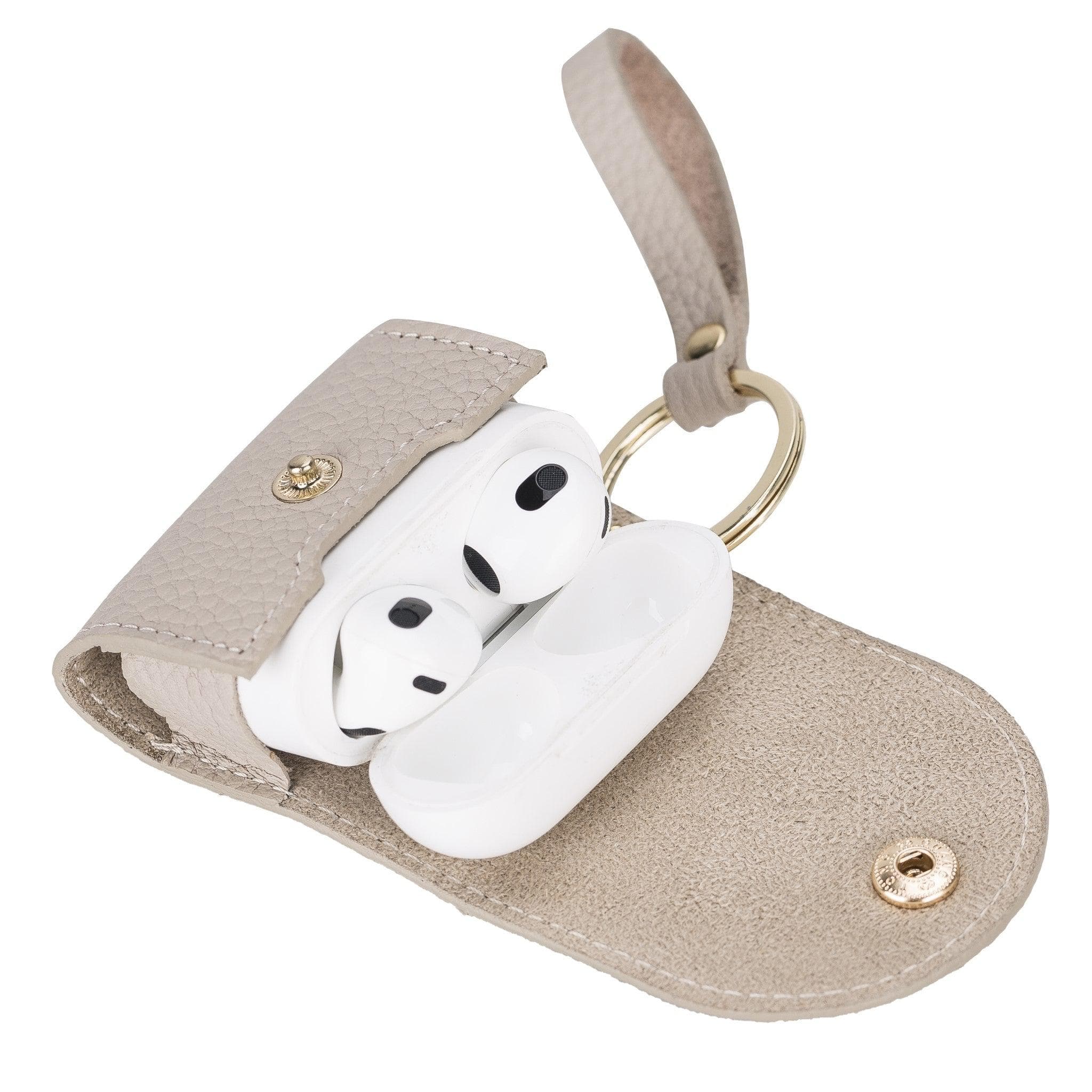B2B -Mai Snap AirPods 3 Leather Case with Hook Bomonti