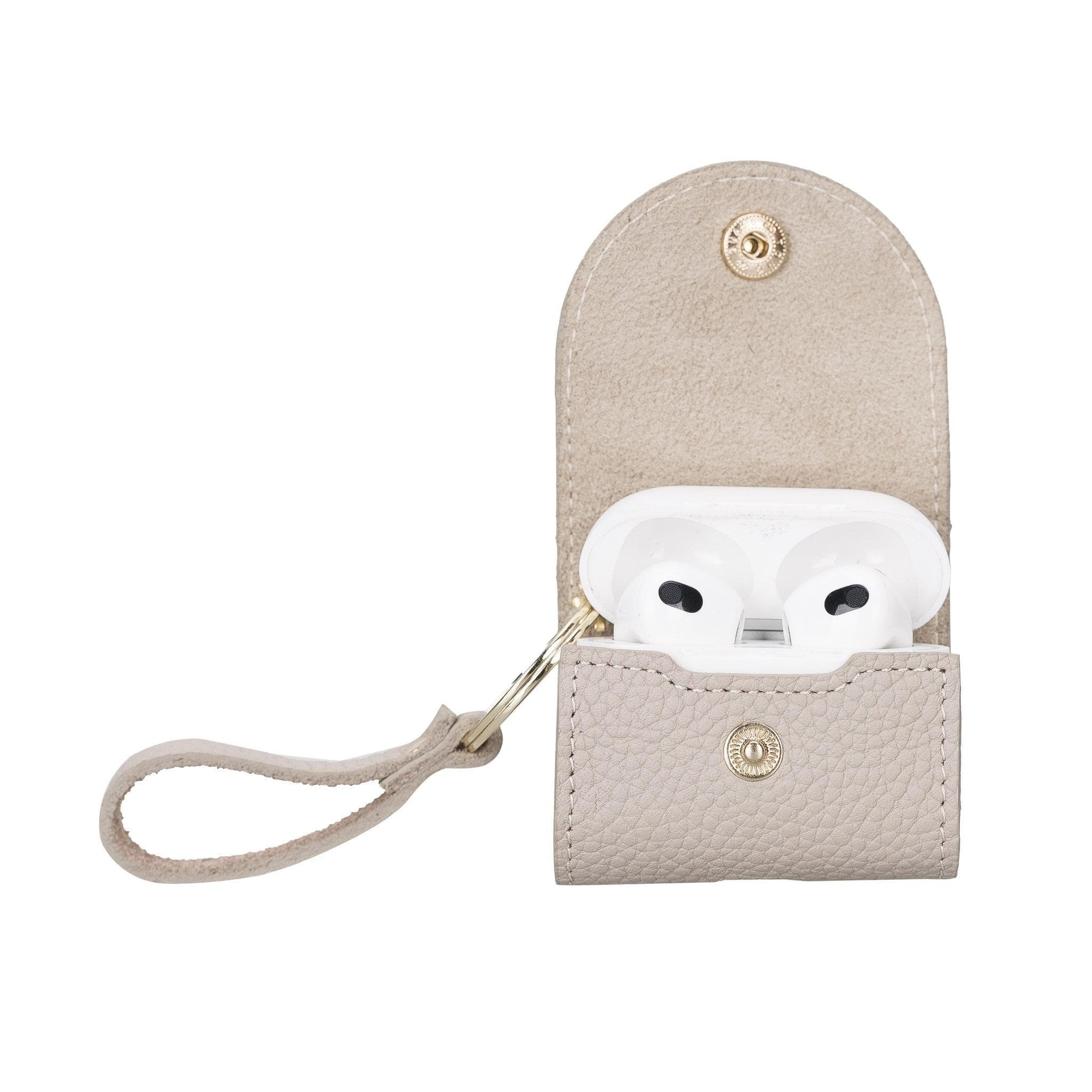 B2B -Mai Snap AirPods 3 Leather Case with Hook Bomonti