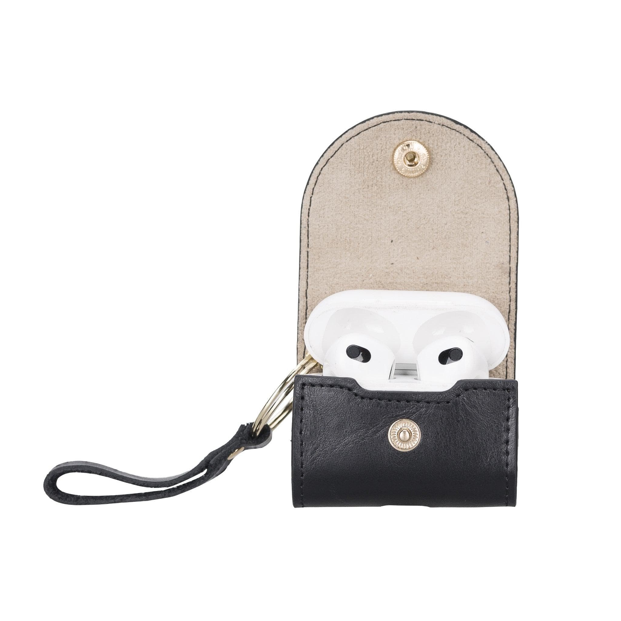 B2B -Mai Snap AirPods 3 Leather Case with Hook Bomonti