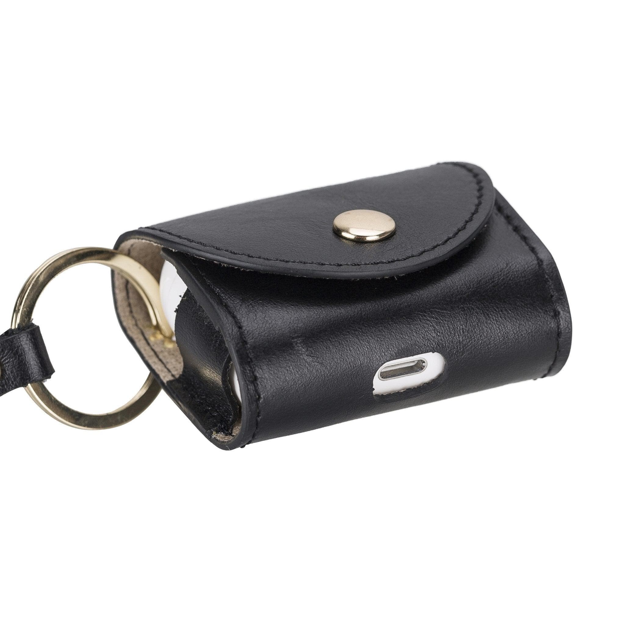 B2B -Mai Snap AirPods 3 Leather Case with Hook RST1 Bomonti