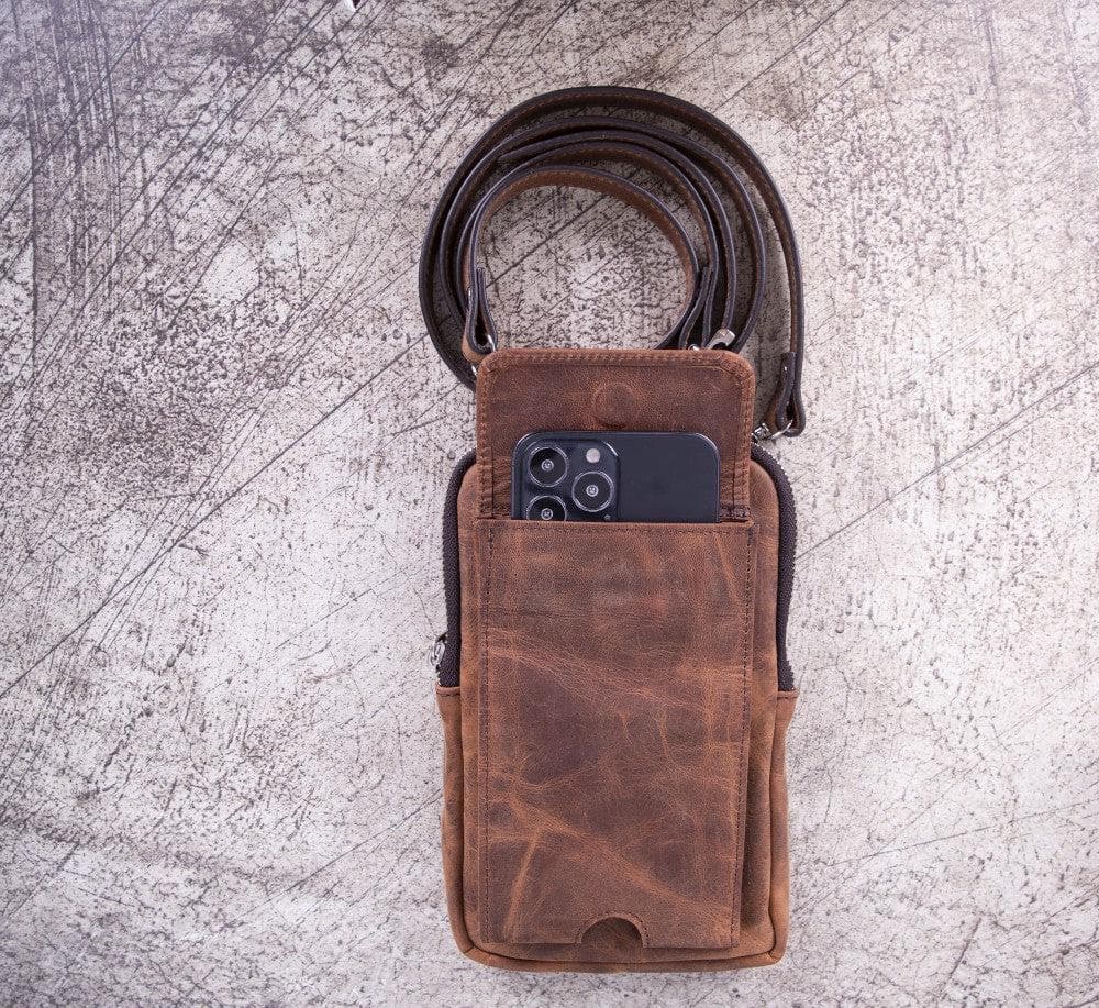 Nino Geniun Leather Crossbody Bag Bomonti