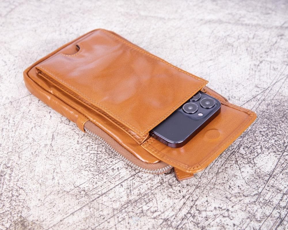 Nino Geniun Leather Crossbody Bag Bomonti