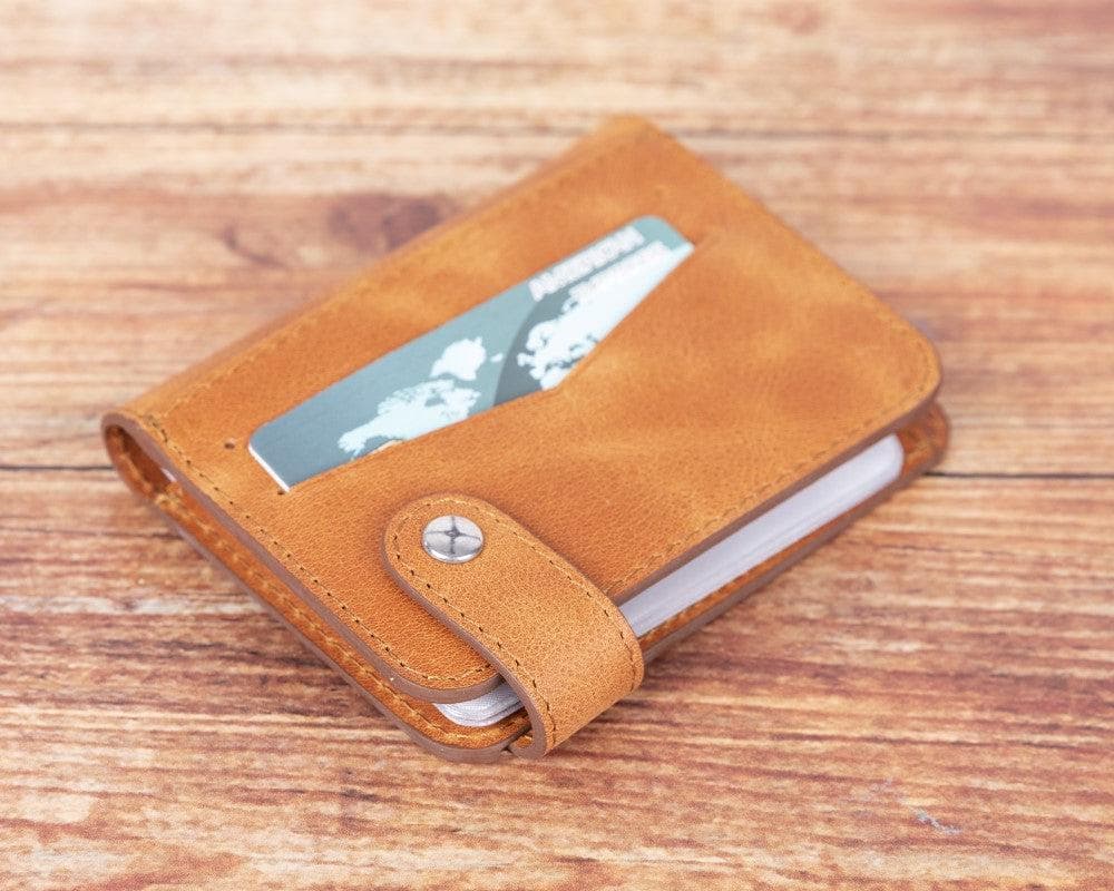 Oscard Card Holder Light Brown Bomonti