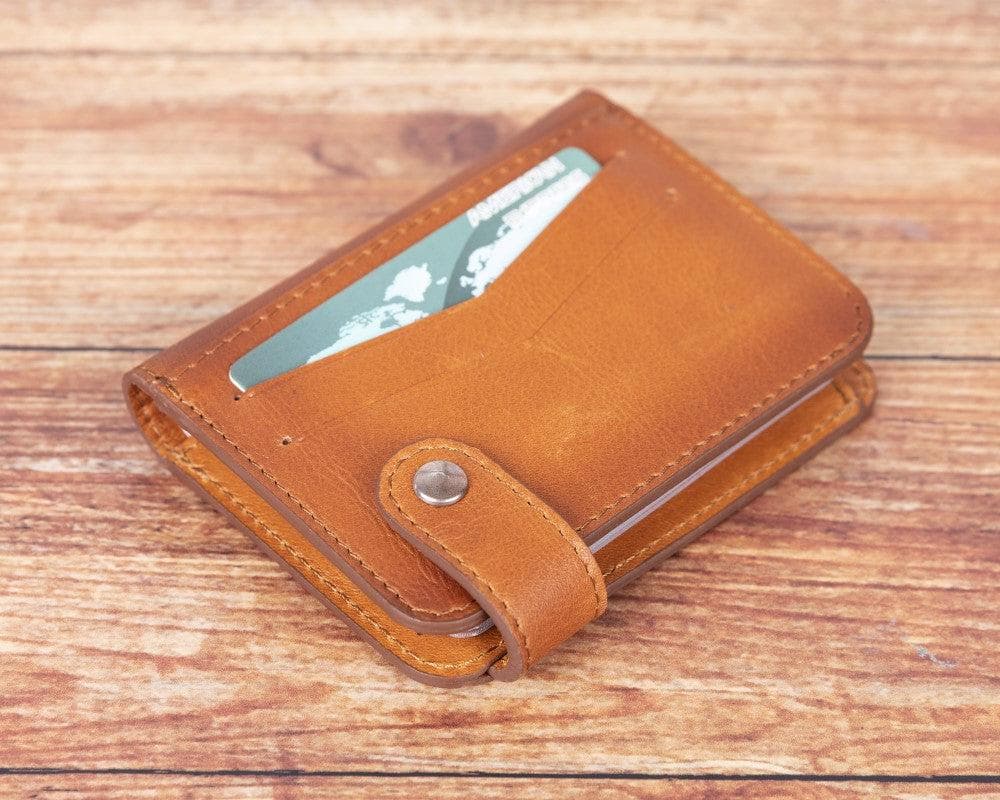 Oscard Card Holder Tan Bomonti