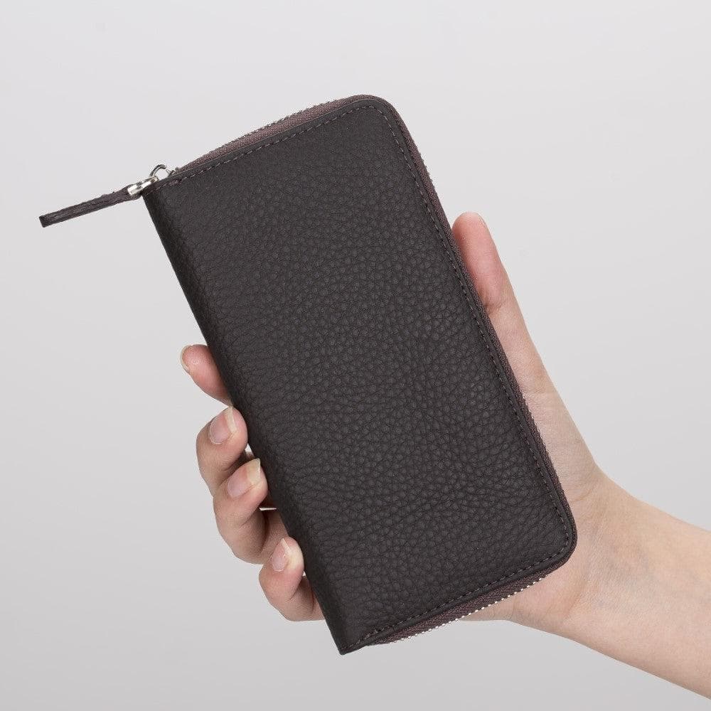 B2B - Ovis Universal Leather Wallet Case 6.5" Bomonti