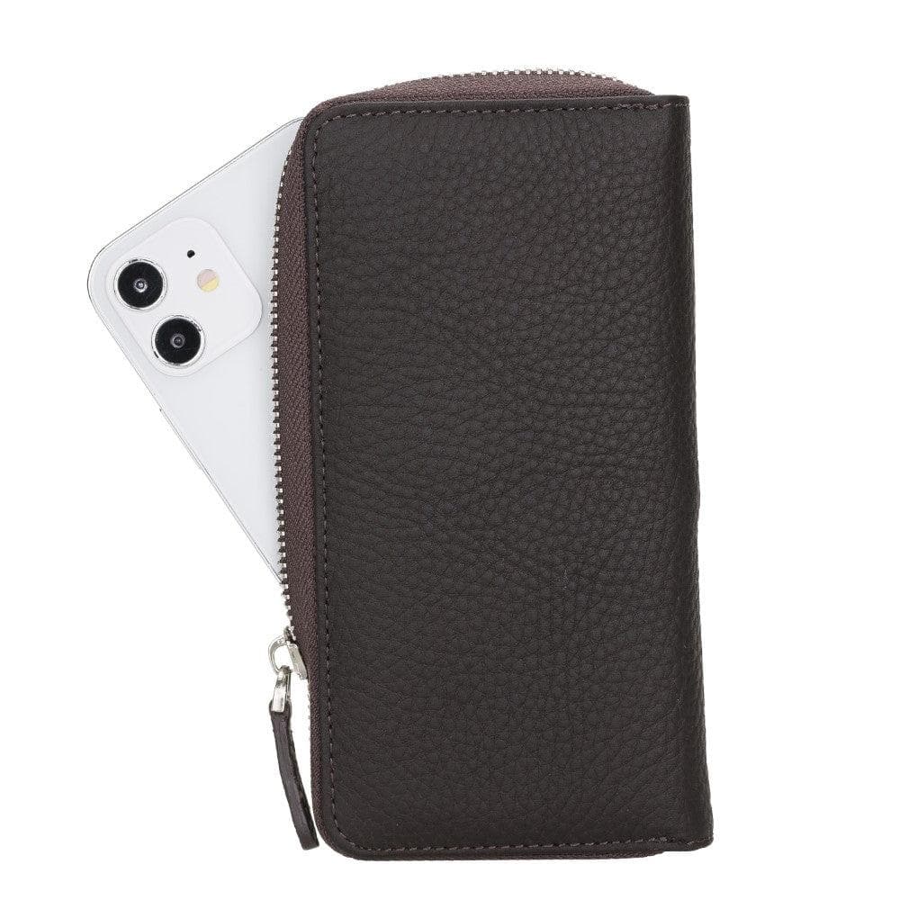 B2B - Ovis Universal Leather Wallet Case 6.5" Bomonti