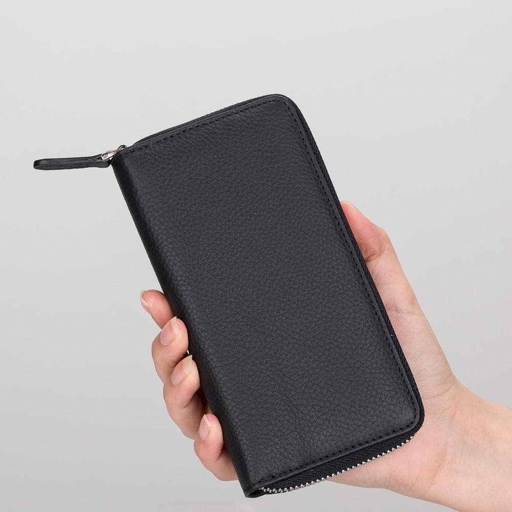 B2B - Ovis Universal Leather Wallet Case 6.5" Bomonti