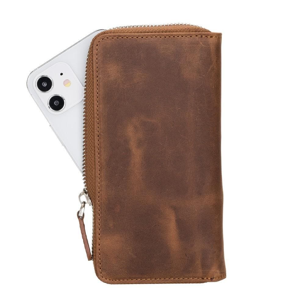B2B - Ovis Universal Leather Wallet Case 6.5" Bomonti