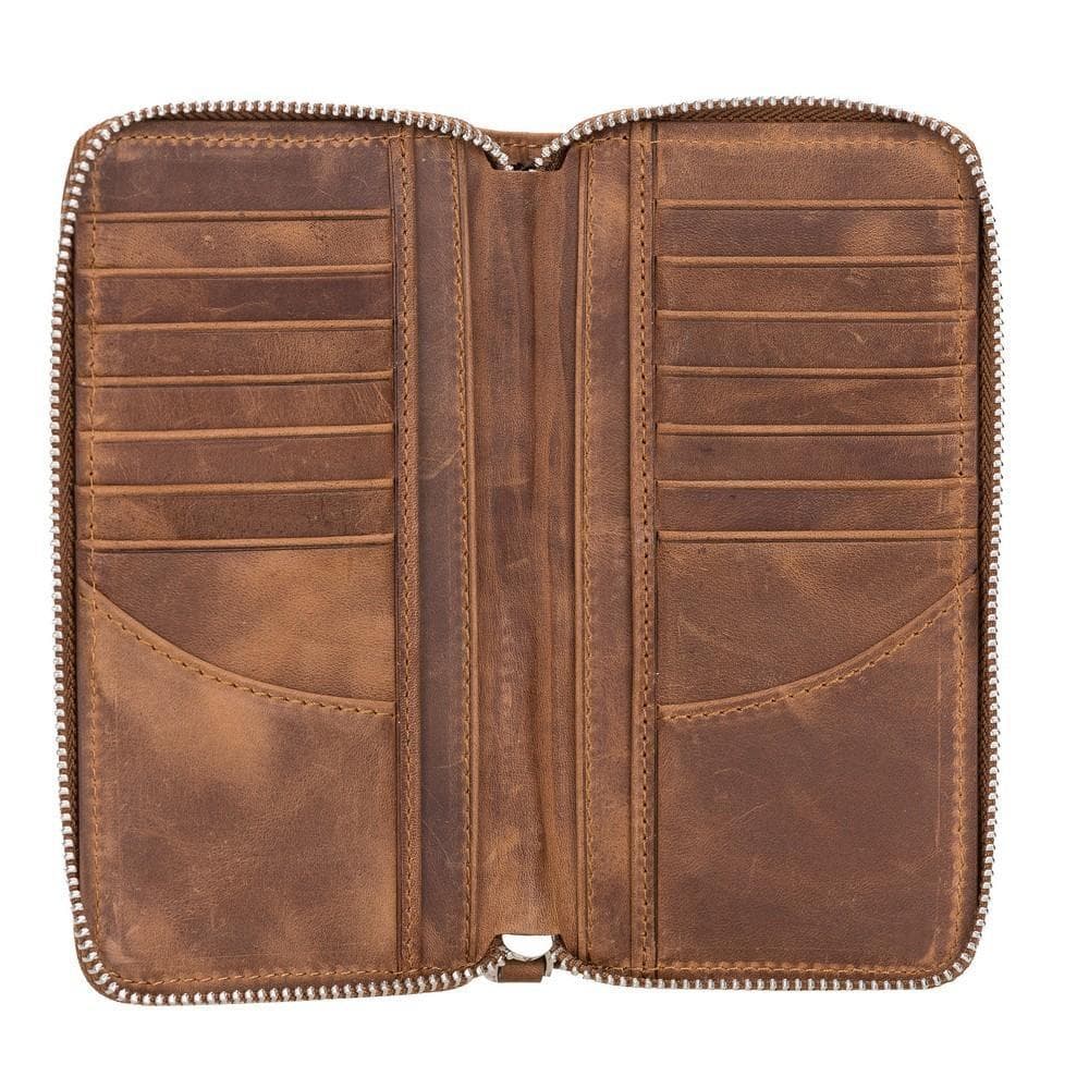 B2B - Ovis Universal Leather Wallet Case 6.5" Bomonti