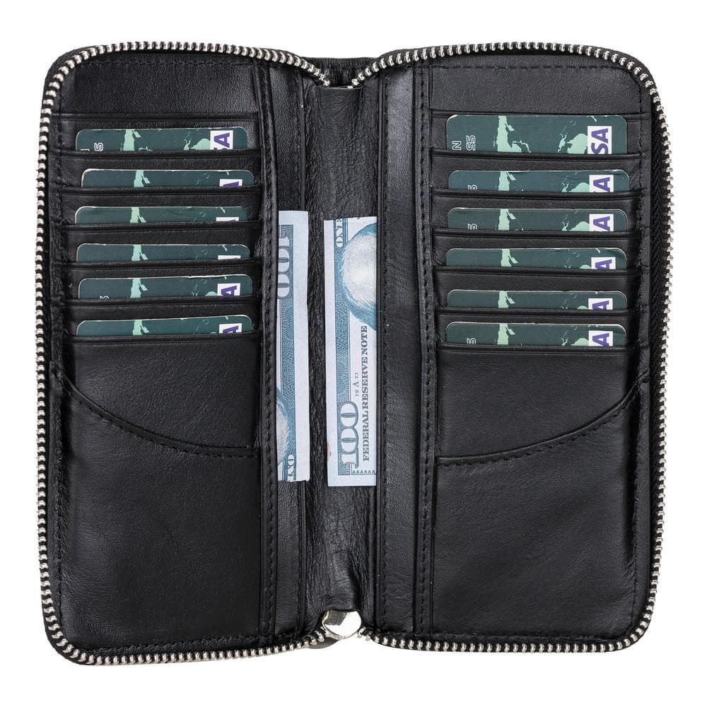 B2B - Ovis Universal Leather Wallet Case 6.5" RST1 Bomonti