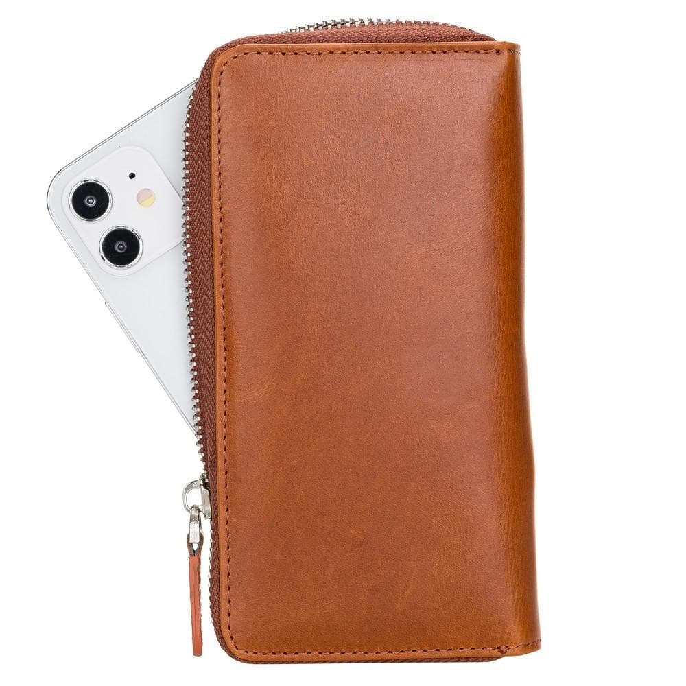 B2B - Ovis Universal Leather Wallet Case 6.5" Bomonti