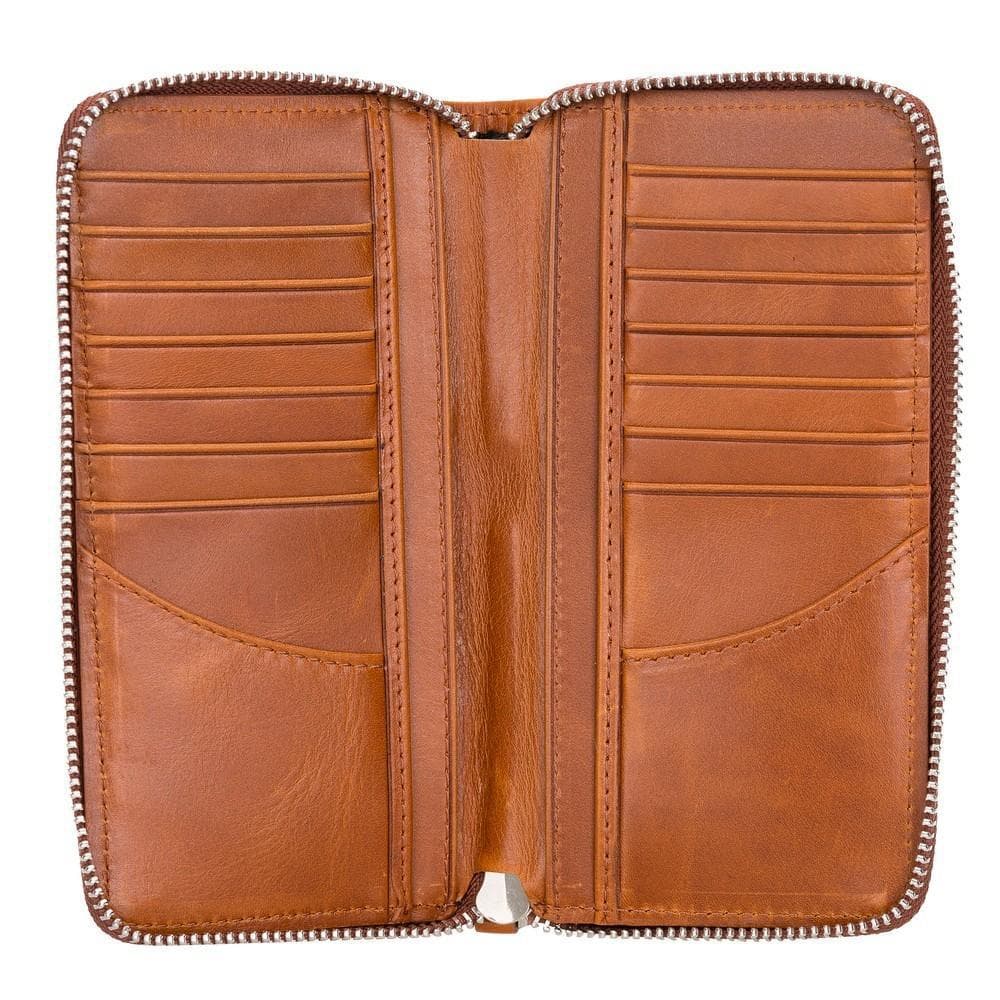 B2B - Ovis Universal Leather Wallet Case 6.5" Bomonti
