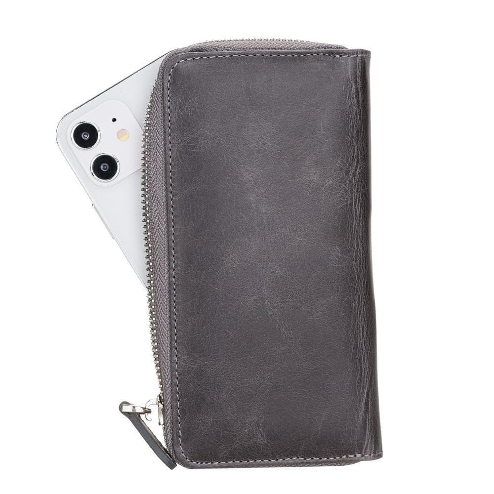 B2B - Ovis Universal Leather Wallet Case 6.5" Bomonti