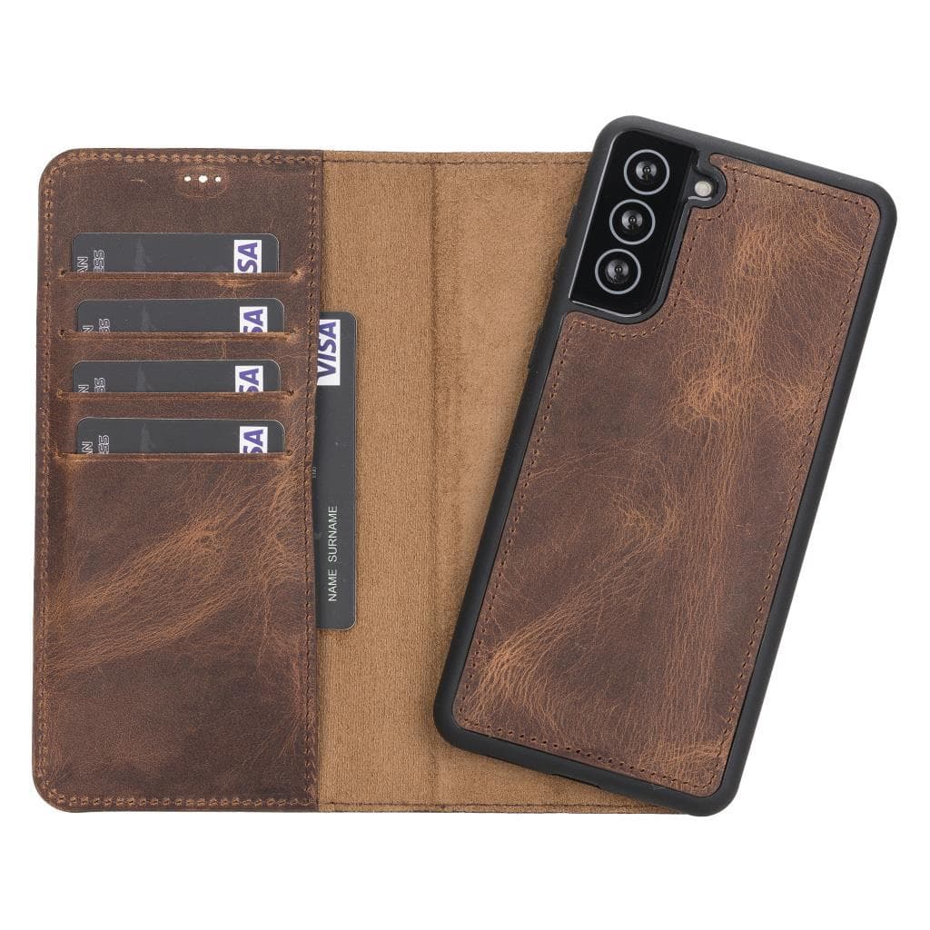 B2B - Samsung Galaxy S21 Plus Detachable Leather Case / MW G2 Bomonti