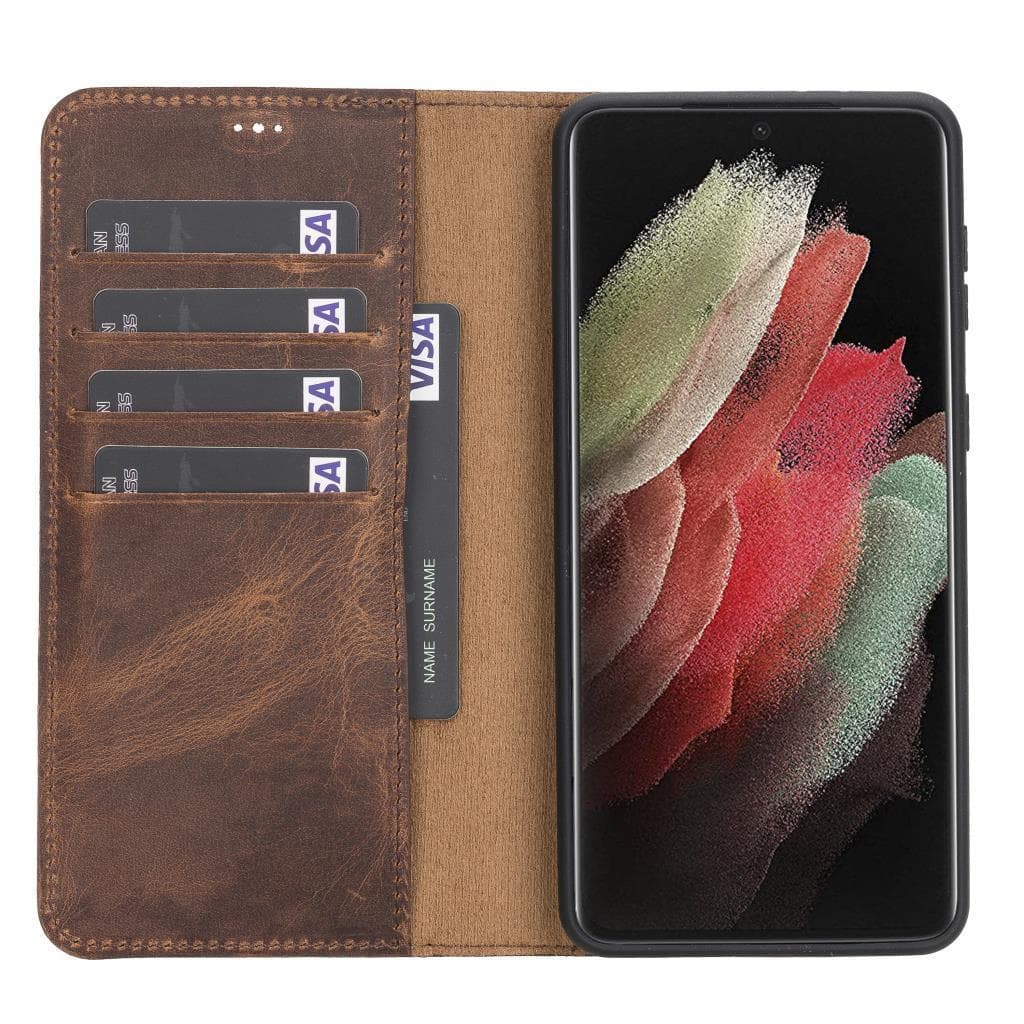 B2B - Samsung Galaxy S21 Plus Detachable Leather Case / MW Bomonti