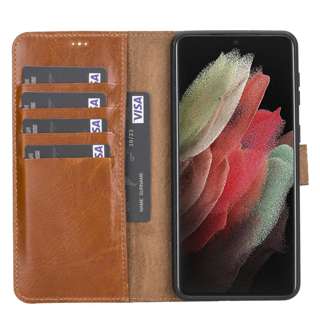 B2B - Samsung Galaxy S21 Plus Detachable Leather Case / MW Bomonti