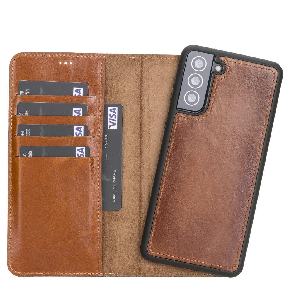 B2B - Samsung Galaxy S21 Plus Detachable Leather Case / MW RST2EF Bomonti