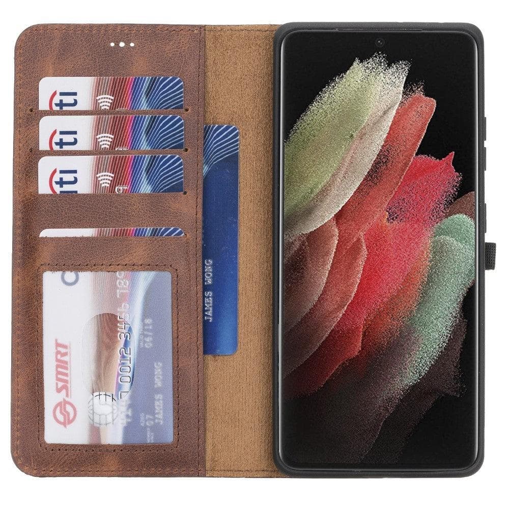 B2B - Samsung Galaxy S21 Series Detachable Leather Case / MW Bomonti