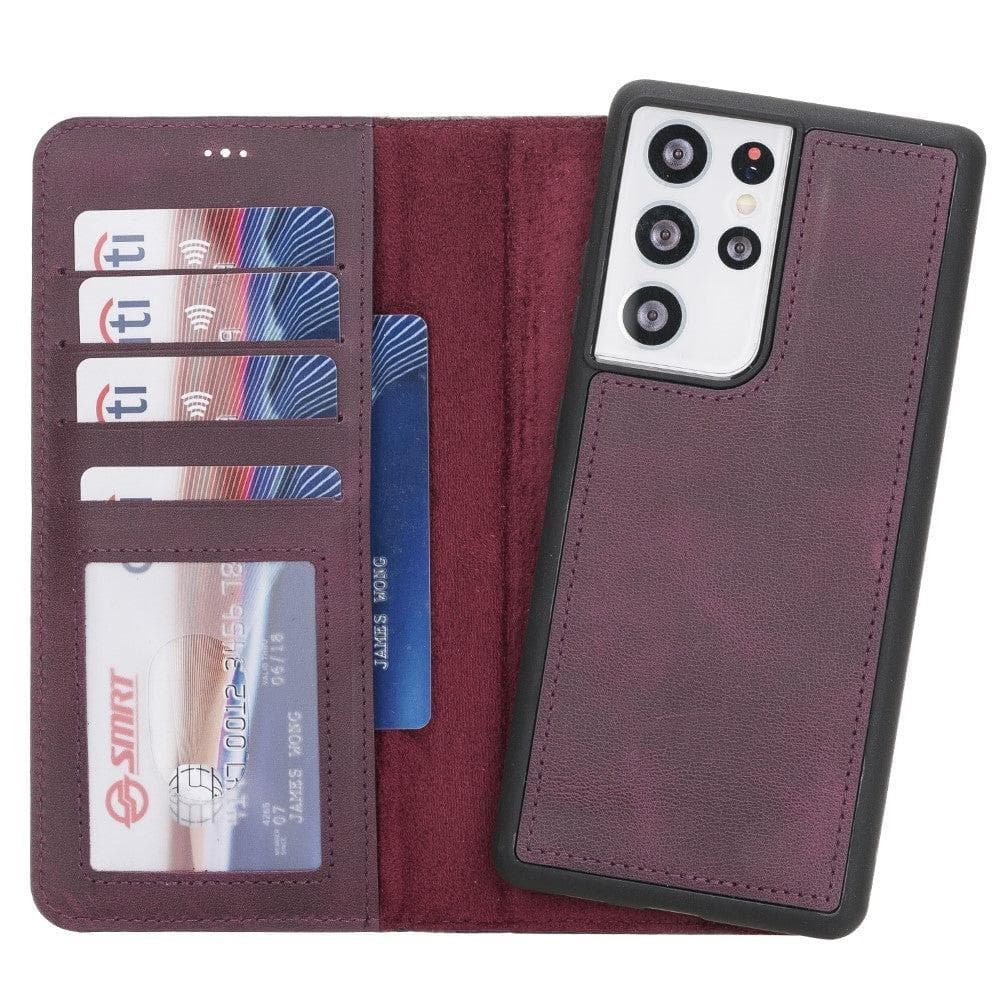 B2B - Samsung Galaxy S21 Series Detachable Leather Case / MW Bomonti
