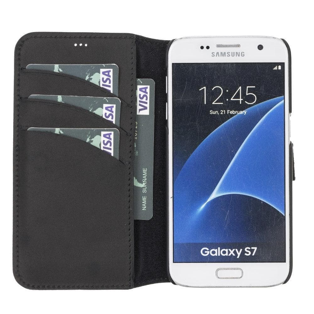 B2B - Samsung Galaxy S7 Detachable Leather Case / WC - Wallet Case G1 / G7 Bomonti
