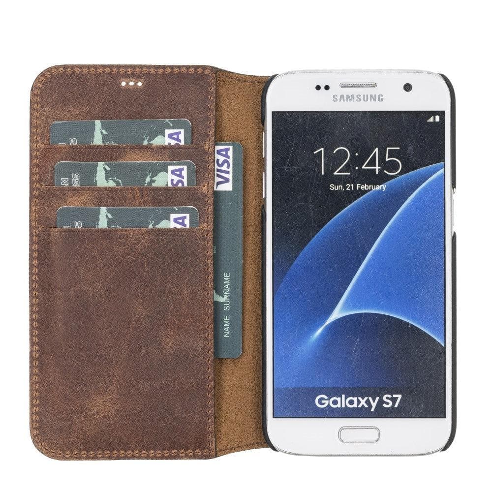 B2B - Samsung Galaxy S7 Detachable Leather Case / WC - Wallet Case G2 / G7 Bomonti