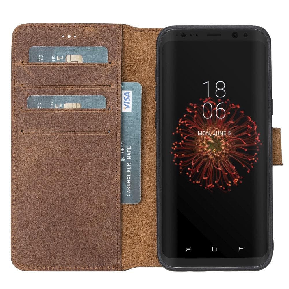 B2B - Samsung Galaxy S8 Series Leather Case | Detachable Wallet Bomonti