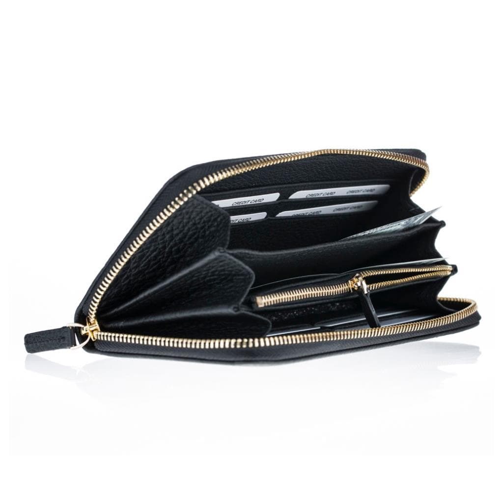 BI-FOLD COIN ZIP XS Man: Zip-around wallet camo-print leather