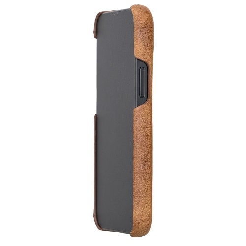 Rostar Brown Leather iPhone 13 Mini Detachable Bi-Fold Wallet Case with Mag Safe & Card Holder - Bomonti - 10