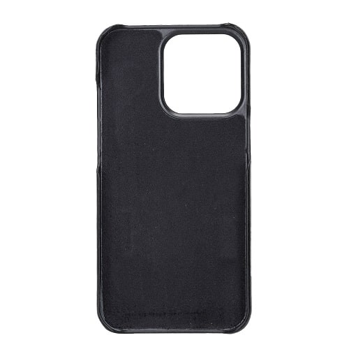 Rostar Black Leather iPhone 13 Pro Detachable Bi-Fold Wallet Case with MagSafe & Card Holder - Bomonti - 3