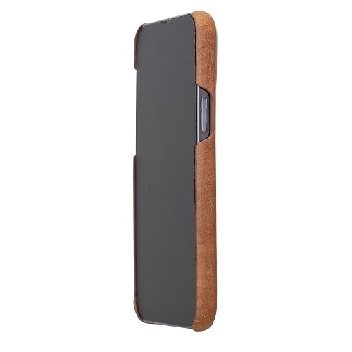 Rostar Brown Leather iPhone 13 Pro Max Detachable Bi-Fold Wallet Case with MagSafe & Card Holder - Bomonti - 10