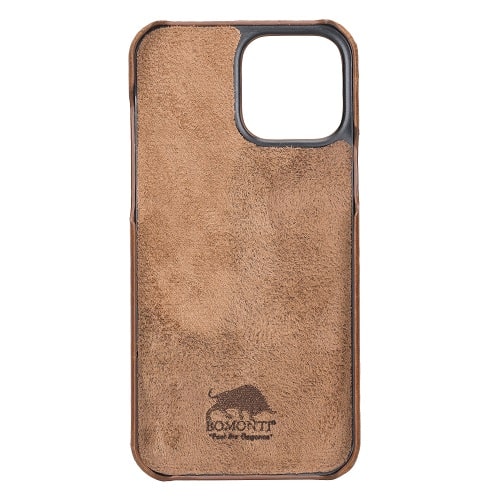 Rostar Brown Leather iPhone 13 Pro Max Detachable Bi-Fold Wallet Case with MagSafe & Card Holder - Bomonti - 5